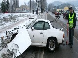 obrázek ke článku: Měl Porsche a nyní má pouze vrak