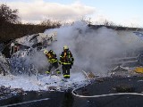 obrázek ke článku: Čelní střet dodávky s kamionem nepřežili oba řidiči