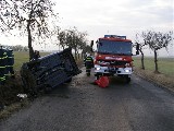 obrázek ke článku: Matiz smetl muže označujícího jinou dopravní nehodu