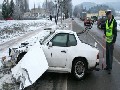 obrázek ke článku: Měl Porsche a nyní má pouze vrak