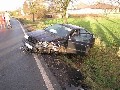 obrázek ke článku: Následky autonehody v obci Ředice na Pardubicku